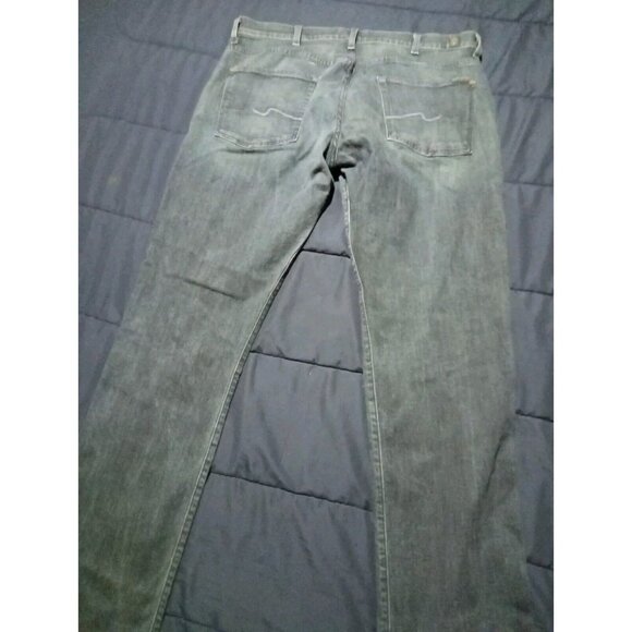 7‎ For all Mankind Jeans Men's 38 "The One" Straight Blue Denim Luxe Performance - Picture 8 of 8